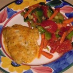 Broiled Grouper Parmesan